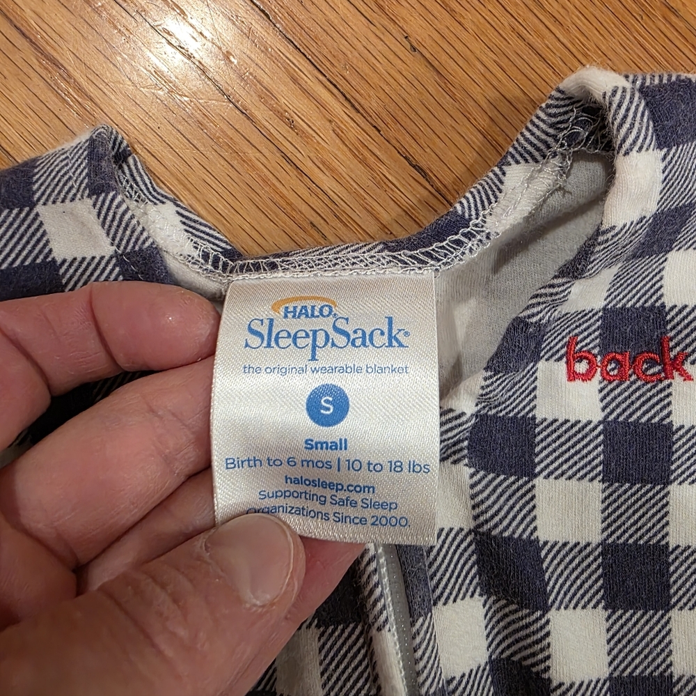 Halo Sleep Sack Buffalo Check - Picture 4 of 5